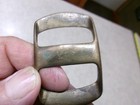 Vintage Brass Belt Buckle  Unknown Maker  No Name  Small Buckle  Ladies  