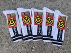 Vtg Deadstock Vision Street Wear Striped Socks Men   s Sz 9-11 Unisex Lot 5 Pair
