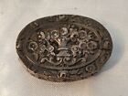 Italy 800 Silver Fratelli Coppini Repousse Flower Bouquet Vase Pill Snuff Box