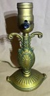 Vintage Antique Art Nouveau Deco Victorian Boudoir Table Lamp Cast Bronze 1923