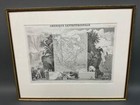 Antique Us North America Map Amerique Septentrionale Atlas Paris France Framed