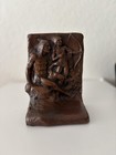 Antique W b  Weidlich Brothers American Indian Bow   Arrow Bronze Metal Bookends