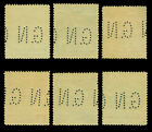 Venezuela 1937 Airmail  officials  Gm Punched Set  Scott Oac41-oac46 Mint Mnh Vf