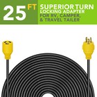 Generator Extension Cord 25 Ft 3 Prong Power Cable 10 3 30 Amp Adapter Plug New