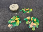 Lot Of 150  Bakelite Catalin Poker Chips Green Red Pink Yellow         And        Inch