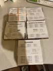 Set Of 5 Moda Charm Packs 31-42 Squares Per Pack New