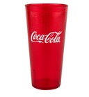 Coca Cola Restaurant Red Plastic Tumblers 24oz Pack Of 6