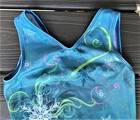 Gk Elite Multicolor Snowflake Janet Rothenburg Memorial Leotard Jrm Child Large
