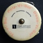 Vintage Mead Johnson Pharmaceutical Celluloid Center-push Sewing Tape Measure