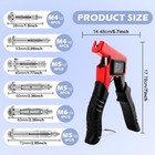 36pcs Molly Bolts With Setting Tool Heavy Duty Metal Wall Anchors For Drywall