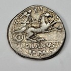 Roman Republic Ar Denarius Junius Silanus 91 Bc Roman Silver Genuine  t870