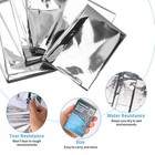 8 Pack Emergency Mylar Blankets Thermal Rescue Blanket Survival Gear Xl 54 X 84