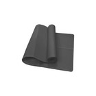 Foldable Yoga Mat 6mm Thick Black Eva Non-slip Exercise Pilates Mat 68 X 24 In