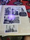 Vintage Scrapbook W  75 Black And White Photographs Portraits 1930s 1940s Family