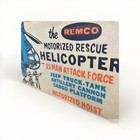 Vtg Remco Whirlybird Motorized Rescue Helicopter Style 712 Original Box As-is