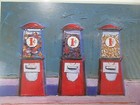 Penny Machines 1961 By Wayne Thiebaud Gold Framed 5  X 7  Notecard