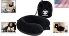 Luxurious Memory Foam Travel Neck Pillow With Adjustable Support For Comfort