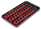 Tekton 30 Slot Universal Socket Organizer For 3 8 Inch Drive Sockets And Bit