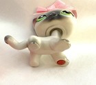 Littlest Pet Shop Lps  125 Gray Shorthair Cat Green Eyes W Accessories Authentic