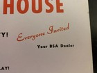 Original Bsa Post Card Invitation For An Open House Early 1960 s