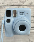 Fujifilm Instax Mini Se Instant Film Camera Light Blue 60mm Lens Point And Shoot