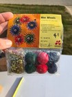 Leewards Mini Wheels Makes 6 Stunning Christmas Sequin Bead Vtg Ornament Kit Nos