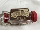 1929 Model Auto Glass Red Candy Container All Original Label Free Ship