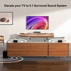 Ultimea 5 1 Surround Sound Bar With Wireless Subwoofer   Rear Speakers  350w