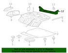 Genuine Jaguar Rear Sill Plate C2d16629