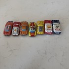 Rare Set Of 7 1957 Vintage Japan Tin Toy Car 2 5  Mini Collectible