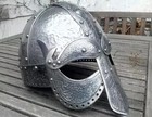 18ga Sca Larp Medieval Luxury Hardened Norman Viking Helmet