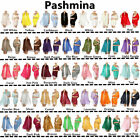 Solid Pashmina Silky Cashmere Feel Shawl Scarf Wrap -perfect Party Favor-66color
