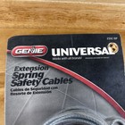 Genie Extension Spring Safety Cables Fits Most 7  Doors 1 8  Cables  essc-bp