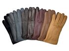 Men s Genuine Sheepskin Soft Leather Winter Gloves W  Fleece Lining  S- 3xl