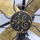 Early 1900   s General Electric Fan Brass Blades Auu