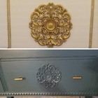 1pc Wood Carving Decal Wall Door Cabinet Window Corner Furniture Onlay Applique