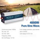 4000w 24v Pure Sine Wave Inverter Power Converter Camp Motor Home Solar System