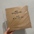 Nwt Coach Signature Boxed Plaque Harness Belt Black dark Brown F65186 30mm Width