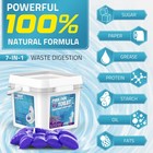 Rv Toilet Treatment Drop Ins  50 Packs Septic Tank Treatment Pods Holding Tan   