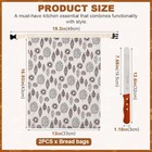 2pack Beeswax Bread Bag sourdough Bread Bags Reusable Beeswax Bag For Homemade 