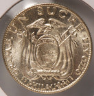 Ecuador  1934 Sucre  Km72  Silver  Gem Bu  12-19