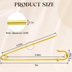 Extra Large Safety Pins Heavy Duty  5 In Gold Big Safety Pins  10 Pcs Giant S   