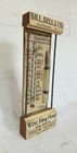 Early Original Antique Flour Advertising Thermometer Barometer Odgensburg Ny