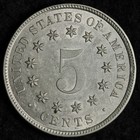 1882 Shield Nickel Bu  uncirculated  Ms E218 Viapm