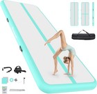 Inflatable Gymnastics Air Track Mat 6 6ft 10ft 13ft 16ft 20ft Green Pvc