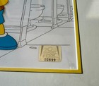 The Simpsons 1990 Season 1 Original Production Cel Bart Toilet 7g13 Fox Exec Coa