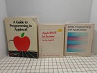 Vintage Lot Of 12 Apple Computer Programming Basic Books   Reference Manuals 