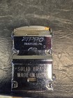Zippo U s s  Vulcan Ar-5 Nautical Ship Belt Buckle Solid Brass Bradford Pa Usa