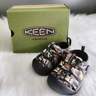  nib  Keen Infant Newport H2 Sandals In Neighbors Print - Size 4
