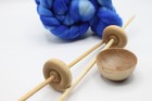 Beginners Lace Weight Complete Drop Spindle Kit - Blue
